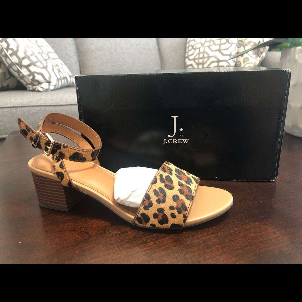 J.Crew Leopard Sandals